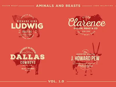 Emblems 01 01 animal branding collection design elegant emblem high end logo pawellpi premium vector vintage