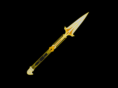 Spear of Leonidas adobe adobeillustrator assassins creed illustration leonidas odyssey sparta spear weapon