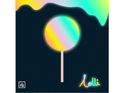 Unicorn Lollipop 2019 2d blue circle clean color concept creative cute daily design flat graphic identity illustration minimal texture type vector
