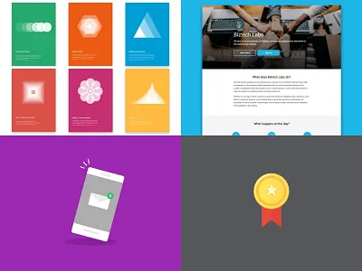 Top 4 for 2018 biztech design principles flat blue medal phone icon top 4 top shots yearly review