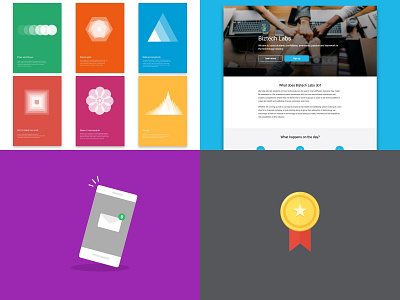 Top 4 for 2018 biztech design principles flat blue medal phone icon top 4 top shots yearly review