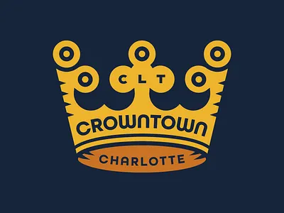 Crowntown charlotte crown crowntown logo north carolina queen city
