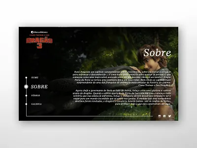 How to Train Your Dragon 3 - UI/UX Concept - About animation design dragon toothless ui ux web