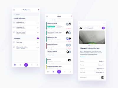 wowflow - management tool app application ui minimal ui ux