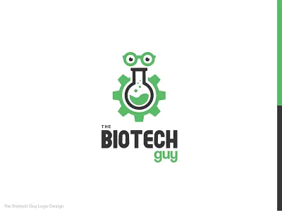 The BioTech Guy logo design design graphic graphic design logo logodesign ui ux vector