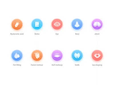 Plastic icon car icon ui