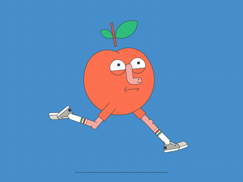 Steve character animation characterdesign flat design gif illustration loop
