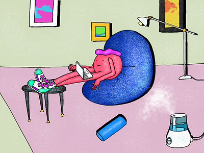 Humidifying character color fun illustration woolie zone