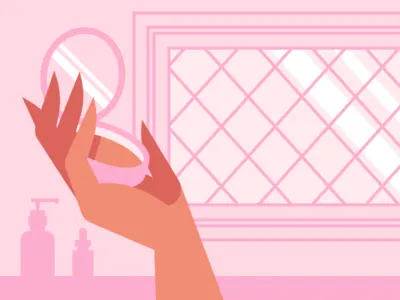 Hand Practice #1 bathroom beauty compact foundation hand lotion makeup powder serum vanity