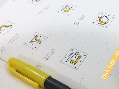 Icon Pack [6 Icons] branding icon illustation interace sketch ui pack uidesign uxd web wireframe