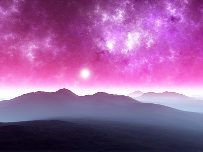 Lauren 3dart celestial digitalart exoplanet fantasy fantasyart fractal mojoworld mountains nebula planets procedural scifi scifiart space spaceart spacescape stars sunrise sunset