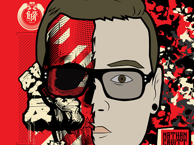 Nathan Cavitt X Hydro74 Colab asian hydro74 illustrator kingsmen nathan cavitt skull vector vector art