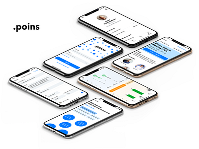 Poins - a concept of radical transparency mobile app app concept dots collector interaction design iphone x mobile app design ui ui design ux design ux ui design uxd