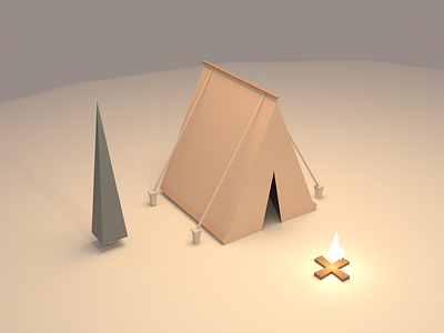 Tent blender ui 品牌 插图 设计