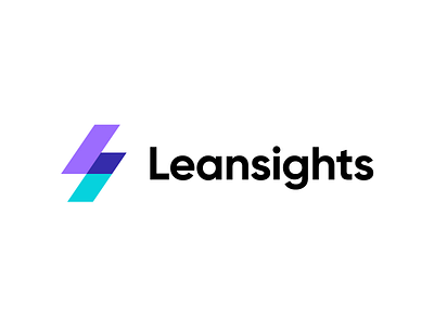 Leansights - Logo Design Exploration (for sale) branding clean corporate design for sale unused buy gradient icon identity l letter logo lean logo sights letter letters logo logo design logo designer logotype marketing logo agency digital s letter logo symbol tech