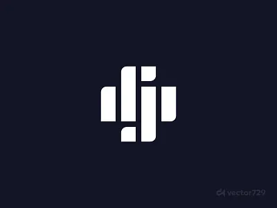 Dji Redesign ambigram brand dji drone logo redesign unofficial vector729