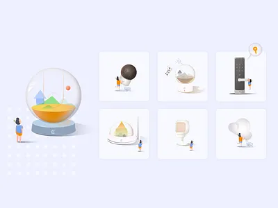 #Hello dribbble# APP 404 app illustration ui