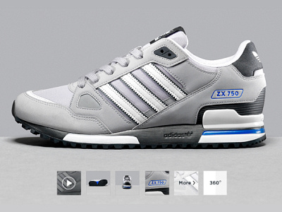 JD Sports - Product Image with 360 Feature 360 campaign image clean design footwear graphic design landing page photography product product image product page retail sports brand thumbnails ui video web design