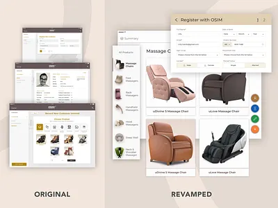 IOS App Redesign custom navigation bar product view redesign tablet app ui ux