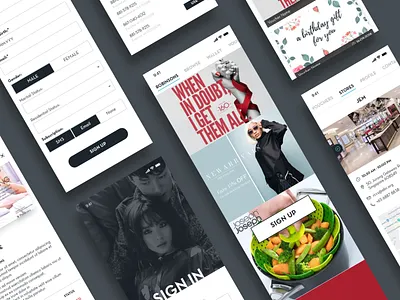 Simple IOS App Design custom e commerce app ios app design loyalty ui ux