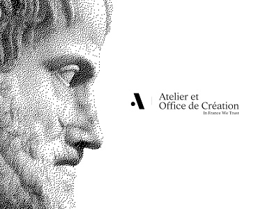 Rebranding — Atelier et Office de Création 3d aristote bitmap black branding design font graphisme illustration letter logo pixel rebranding serif type typography vector work