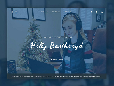 Holly Boothroyd brand branding character css design html illustration logo photograph ui ux web website