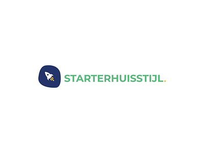 Starterhuisstijl logo agency blue branding creative design green identity kreativlab liquid logo starterhuisstijl