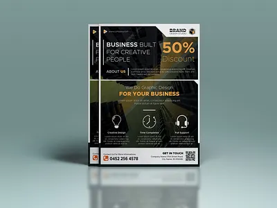 Business flyer template ad banner advertising advertising flyer banner ads brochure cover flyer leaflet magazine poster