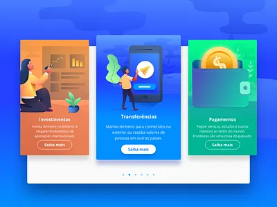 Product Slider cards cards design design flat gradient gradient color gradient design icon illustration international money transfer international payment investing ui ux vector