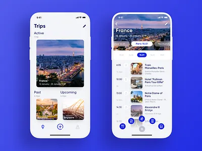 Travel Planner App app design graphic design interaction journey mobile mobile app design mobile screen navigation planner travel travel app traveling ui user experience user interface ux