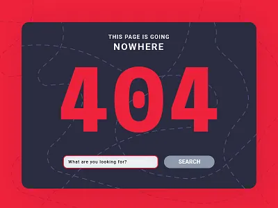 Daily UI 008: 404 Page 404 404 error 404 page daily ui minimalist ui