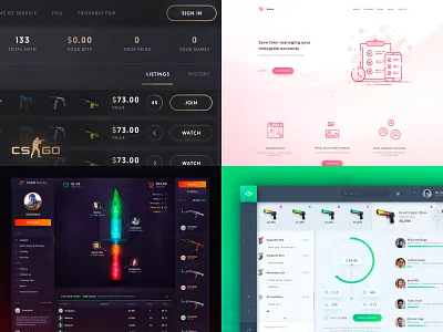 2018 Collection 2019 collection csgo design logo new steam svetlakov ui