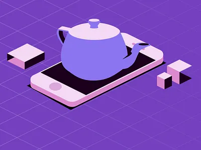 Rendering Performance of iOS Apps affinitydesigner flat header illustration illustrator isometria isometric illustration medium rendering