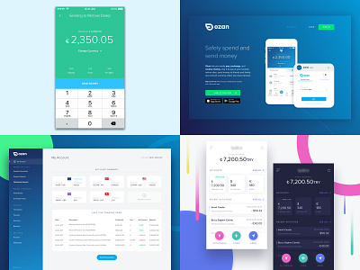 2018 app design flat illustration product ui ux visual design wallet