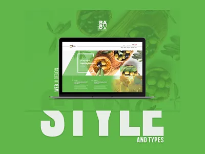 Exportation Company Web UI export exportation fonts fresh green style transport ui web design