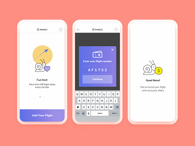 Flight Booking Insurance App app app concept branding character character design design flight app flight booking flight booking app flight search flight ticket illustration insurance logo panzly ui ux vector