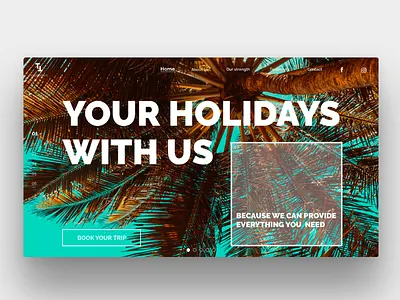 Landing page concept tailored trip concept designer landing page landing webdesign concept ui uidesign webdesign