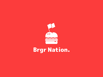 Brgr Nation. brand brandideas brandidentity branding burger concept dailylogo dailylogochallenge design designinspiration flag graphicdesign illustration illustrator logo logoconcept logoideas logoinspiration nation visualidentity