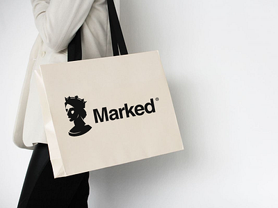 Marked black bold brand branding classic design elegant face fashion forsale lady logo mode queen ready made royal vector woman