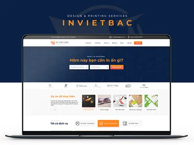 Design & Printing services Landing page