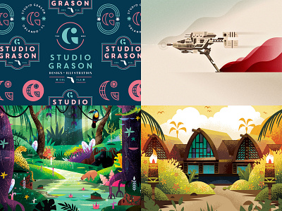 My Top 4 of 2018 branding disney illustration illustrator vector