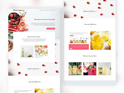 Landing Page Detail dailyui dailyui 001 landing page product design product detail ui ui challange user experience ux designer website