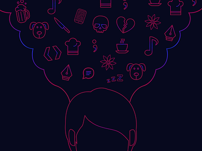 Mind 30 day challenge 30days adobe adobe illustration adobe illustrator art creative creative design creativity design digital figma figmadesign illustration illustration art illustration challenge line art mind overthinking vector