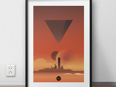 C2C - Delta Poster Art Practice/Study art design flat gradient design illustration poster study triangle vector