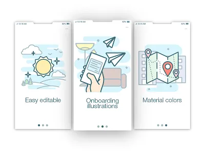 Onboarding colored outline illustrations app icon icons illustration launch screen onboarding onboarding screens onboarding ui outline ui vector