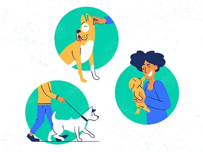 The Benefits of Dogs american budgeting cost dog illustration exercise expenses happiness ownership parakeet pet pet care pet owners