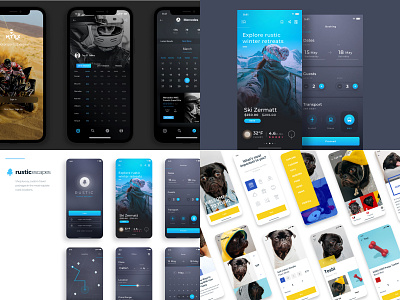 My 2018 2018 2018 trends app best calendar design dog ecommerce ios iphone minimal mobile mobile app pug top4shots travel app ui ui design year in review ui ux