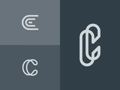 CC Logos brand branding c cc design graphic design icon identity logo mark monogram typography