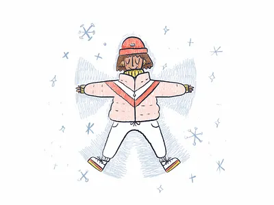 snowpocalypse 2019 cute doodle illustration snow day snowstorm