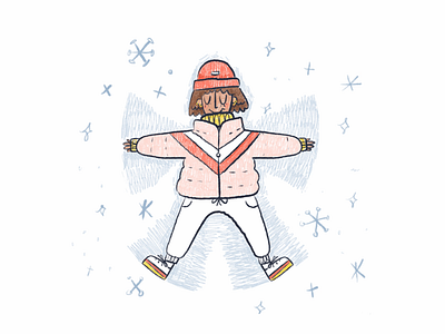 snowpocalypse 2019 cute doodle illustration snow day snowstorm